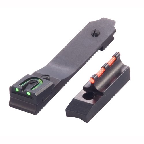 Upgrade your Marlin 60 with Williams Gun Sight's Fiber Optic Fire Sight Set, featuring adjustable windage/elevation and contrasting green and red optics for precision.