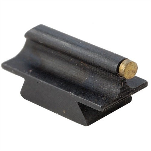 RIFLE BEAD 1/16" NARROW FRONT SIGHT offers a sleek design with a polished brass bead for a clear sight picture, fitting various ramps and dovetailed barrels.