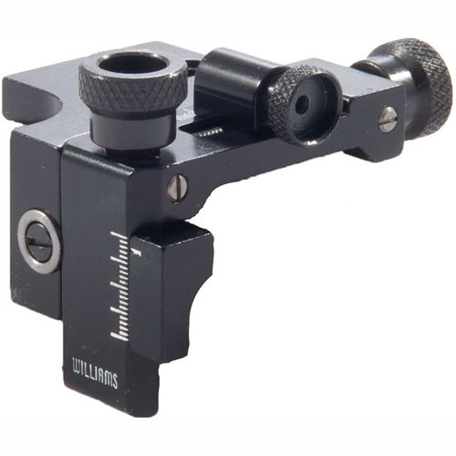 The Williams Gun Sight FP-GR-TK features precise micrometer adjustments, unobstructed vision, and a lightweight design, perfect for factory-drilled rifles.