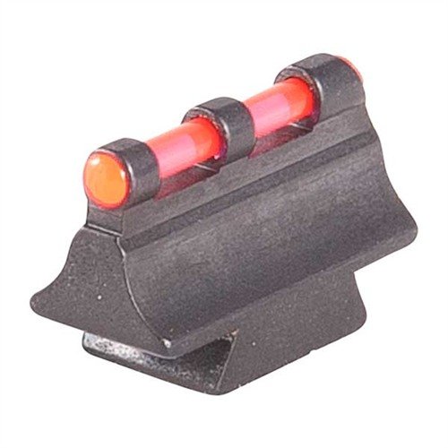 RIFLE FIBER OPTIC 375N FRONT SIGHT offers easy installation, superb visibility with bright red beads, and fits 3/8