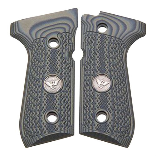 CNC machined G-10 grips for Beretta 92/96 provide a perfect fit, extra thin profile, and aggressive textures for superior grip in any conditions.