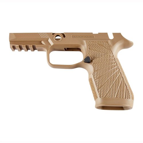 Upgrade your SIG P320 with Wilson Combat's WCP320 grip module for enhanced control, reduced recoil, and a custom feel, perfect for concealed carry.