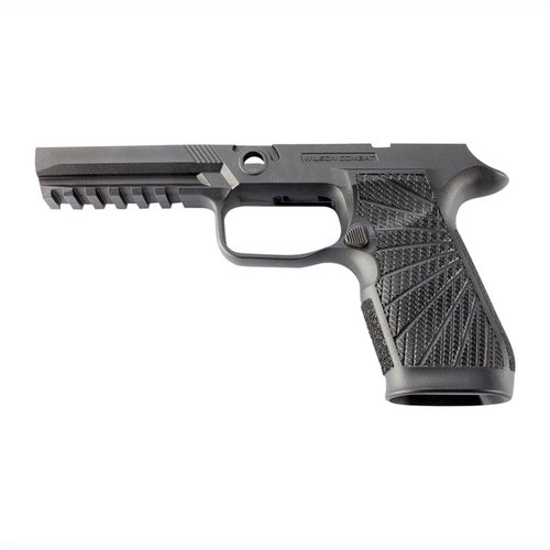Upgrade your SIG-SAUER P320 with the Wilson Combat WCP320 grip module, featuring improved control, reduced recoil, and enhanced ergonomics for better shooting performance.
