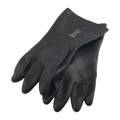 N440 neoprene gloves offer heavy-duty protection against oils, acids, and solvents, featuring a non-slip grip and easy removal design for maximum comfort.
