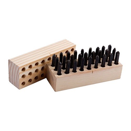 Vytvořte si vlastní kombinace čísel a specifikací s těmito ocelovými razidly, které zaručují hluboké a jasné otisky na měkčích ocelích a kovech.